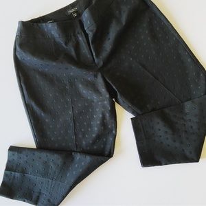 Talbots | Black Tonal Dots Heritage Pants
